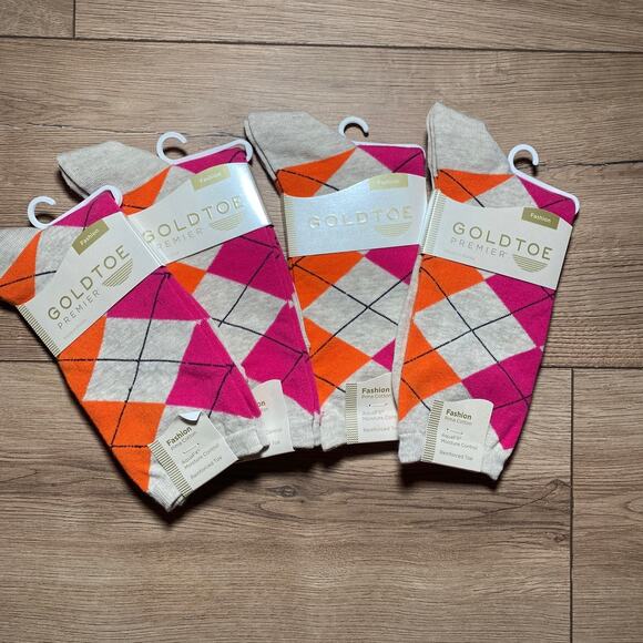 Gold Toe Accessories - Gold Toe Womens Socks Premier Pima Cotton New Bundle